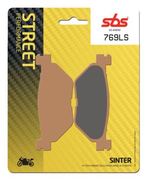 Plaquettes de frein Hyosung GV650 GV Street Sinter - Métal fritté arrière - SBS 769 (LS)