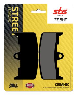 Plaquettes de frein Buell XB12R Firebolt 1200 XB1 Street organique - SBS 795 (HF)