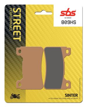 Plaquettes de frein Honda CB1000 R 8 SC60 Street Sinter - Métal fritté avant - SBS 809 (HS)