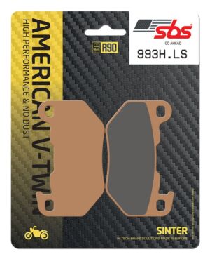 Plaquettes de frein Harley Davidson Nightster Street Sinter - Métal fritté arrière - SBS 993 (LS)