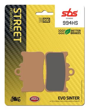 Plaquettes de frein Honda CB 750 Hornet Street Sinter - Métal fritté avant - SBS 994 (HS)