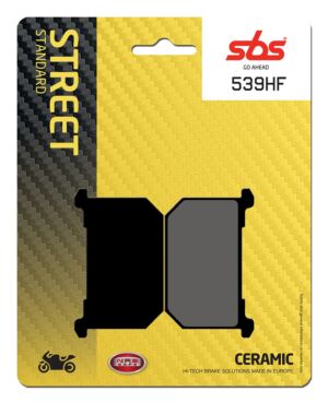 Plaquettes frein SBS 539HF Kawasaki GPZ1100 1981–1982