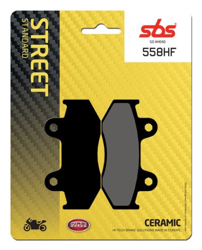 PLAQUETTES DE FREIN 558HF Honda CB250 RSC (cour.6 trous diam.8.5mm) F - SBS