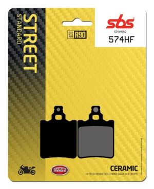 Plaquettes de frein SBS 574LF/HF arrière moto Street