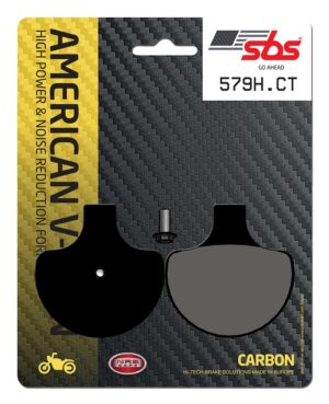 Plaquettes de frein moto 579HCT SBS Carbon Tech