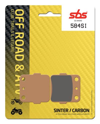 PLAQUETTES DE FREIN 584SI Honda CR80 R (17''/14'') 2 HE04 - SBS