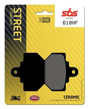 Plaquettes de frein 610LF/610HF SBS pour moto route arrière