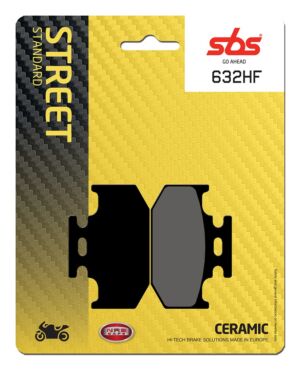 Plaquettes de frein KLX250 1993, MT-125 2023 – SBS 632HF