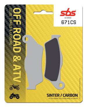 Plaquettes de frein SBS 671CS Motocross Off-Road