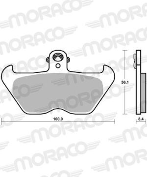 Plaquettes de frein SBS 703DC avant – Compétition circuit