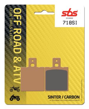 Plaquettes frein SBS 718 SI Off-Road – métal fritté