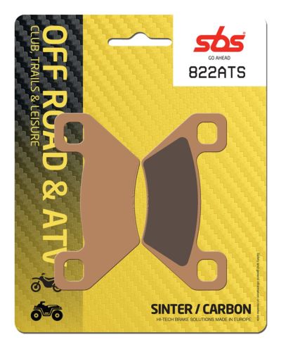 PLAQUETTES DE FREIN 822ATS Arctic Cat Cat 2x4 250 - SBS