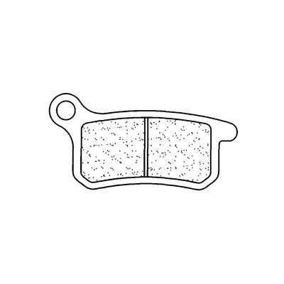 Plaquettes de frein arrière KTM SX65 - CL BRAKES CL1078X59