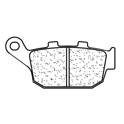 Plaquettes de frein arrière route 1250RX3 - CL Brakes