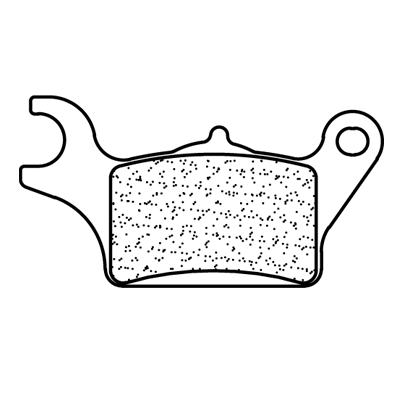 Plaquettes de frein haute performance maxi-scooter 3107MSC - CL Brakes