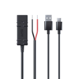 Câble 12V avec convertisseur pour chargeur sans fil moto – SP-CONNECT – Compatible modules SP Connect™