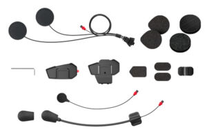 Kit fixation intercom avec oreillettes et micros SPIDER ST1 – Sena