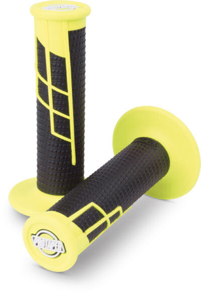 Poignées PT Clamp-On1/2 Waffle - Fluo Jaune/Noir-21657 - Protaper