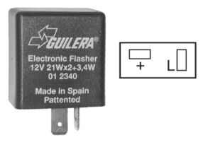 Relais clignotant  Adapt. 12V-21/23W-2 Broches - SGR