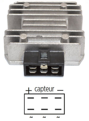 Régulateur 12V Kawasaki KLR250 1985-1997 / KLF220 1988-1995 – SGR – Réf. 21066-1052