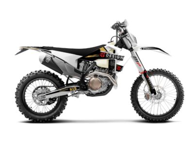 Kit Déco SPIKE HUSQVARNA TE (2015) Noir-Blanc - UP