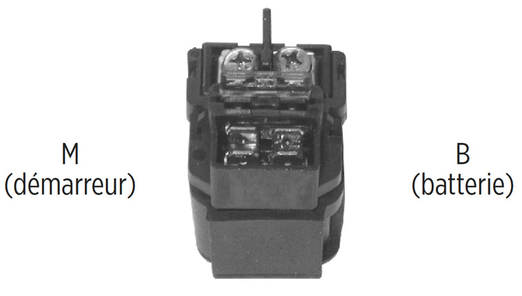 Télérupteur  carré  12V - C/FUSIBILE30A - SGR