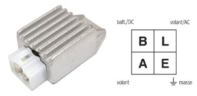 Régulateur 12V KYMCO 50-PEUGEOT 50/100 - SGR