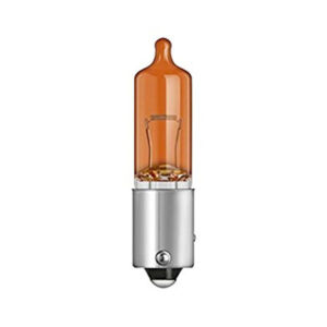 Ampoule Halogène  12 V - 10 W - BAY9S - Orange - Hert Lamps