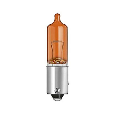 Ampoule Halogène  12 V - 10 W - BAY9S - Orange - Hert Lamps