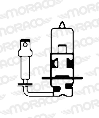 Ampoule H3 12 V - 55 W - PK22S (R223) - Hert Lamps