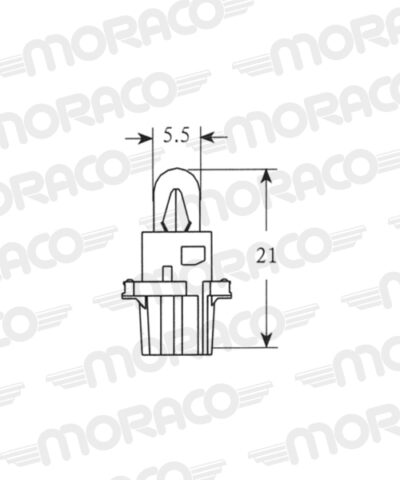 Ampoule Tableau de bord 12 V - 1,2 W - Hert Lamps