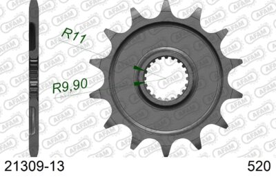 PIGNON #520 21309-13 - Pas 520 - 13 dents Fantic XE 125 - AFAM