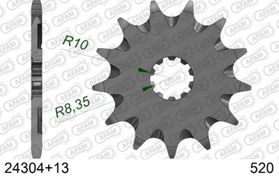 PIGNON #520 SC 24304+13 - Pas 520 - 13 dents - AFAM