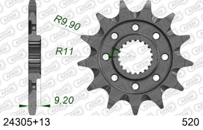 PIGNON #520 SC 24305+13 - Pas 520 - 13 dents - AFAM