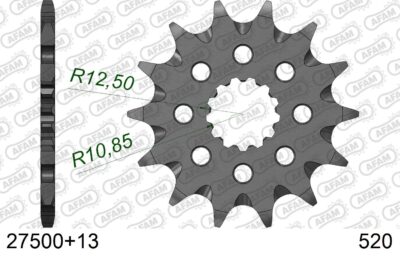 PIGNON #520 SC 27500+13 - Pas 520 - 13 dents - AFAM