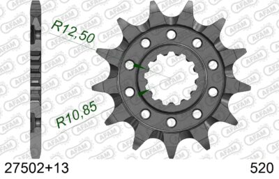 PIGNON #520 SC 27502+13 - Pas 520 - 13 dents - AFAM