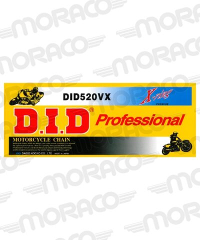 Chaine DID520VX3(B&B) x 96 maillons ZJ (Pas 520) Ducati 600 SS 600S (bis 01852) - DID