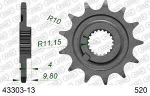 Pignon 13 dents - Sherco SE 125-R/SEF-R 250-300 4T (2014-2024) - AFAM #520 43303-13