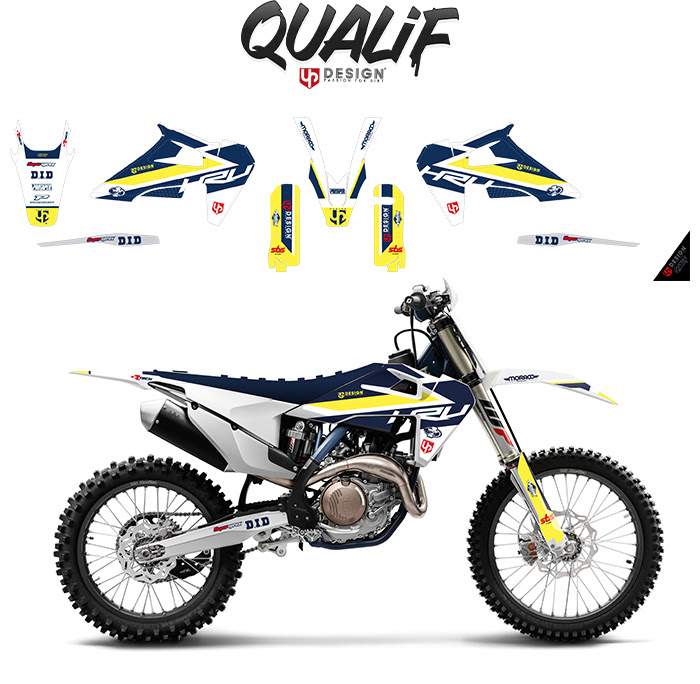 Kit déco moto Husqvarna TE / FE 125 – 501 (2014 à 2016) – UP Design Kutvek