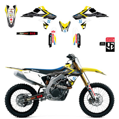 Kit Deco IRON SUZUKI RMZ 450 2018 JAUNE - UP