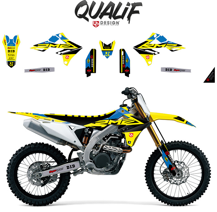 Kit déco moto Suzuki RM-Z 250 (2010-2018) – Design UP Kutvek