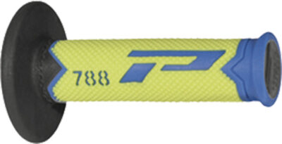 Poignées 788 Bleu Clair/ Jaune Fluo/Noir 22/25 - Progrip