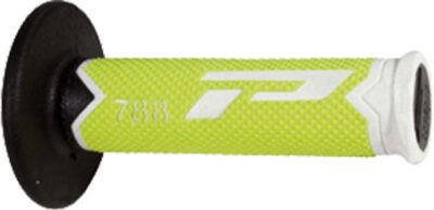 Poignées 788 Blanc/Jaune Fluo/Noir 22/25 - Progrip