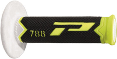 Poignées 788 Jaune Fluo/Noir/Blanc 22/25 - Progrip