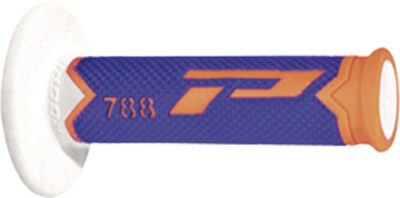 Poignées 788 Orange Fluo/Bleu/Blanc 22/25 - Progrip