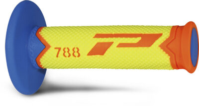 Poignées 788 Orange Fluo/Jaune Fluo/Bleu Clair 22/25 - Progrip