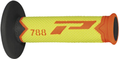 Poignées 788 Orange Fluo/Jaune Fluo/Noir 22/25 - Progrip