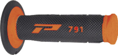 Poignées 791 Orange Fluo /Noir 22/25 - Progrip