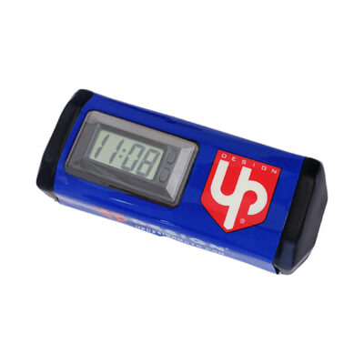 Mousse de Guidon Horloge intégrée Bleue - UP