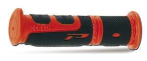 Poignées Ø22 Quad Jet Ski 120mm – Progrip 964 Rouge/Noir
